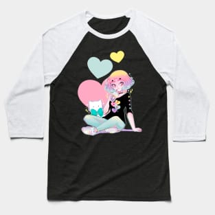 Suki Hearts Baseball T-Shirt